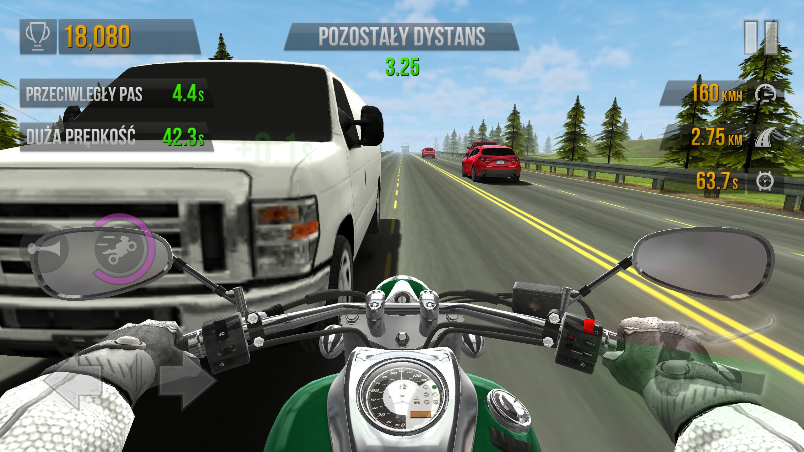 Wiatr we włosach, który czuć od samego patrzenia. Recenzja Traffic Rider [Android, iOS] 3