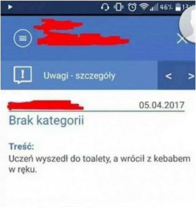 Uwaga ucznia