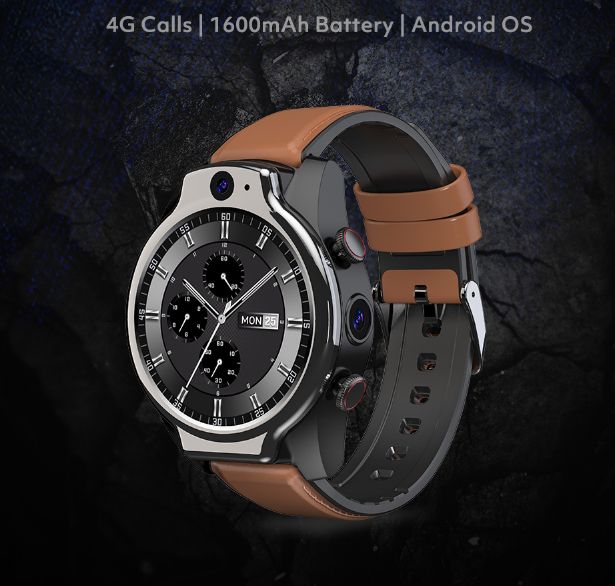 Lemfo LEM14 — Smartwatch z Androidem, GPS i dwoma aparatami