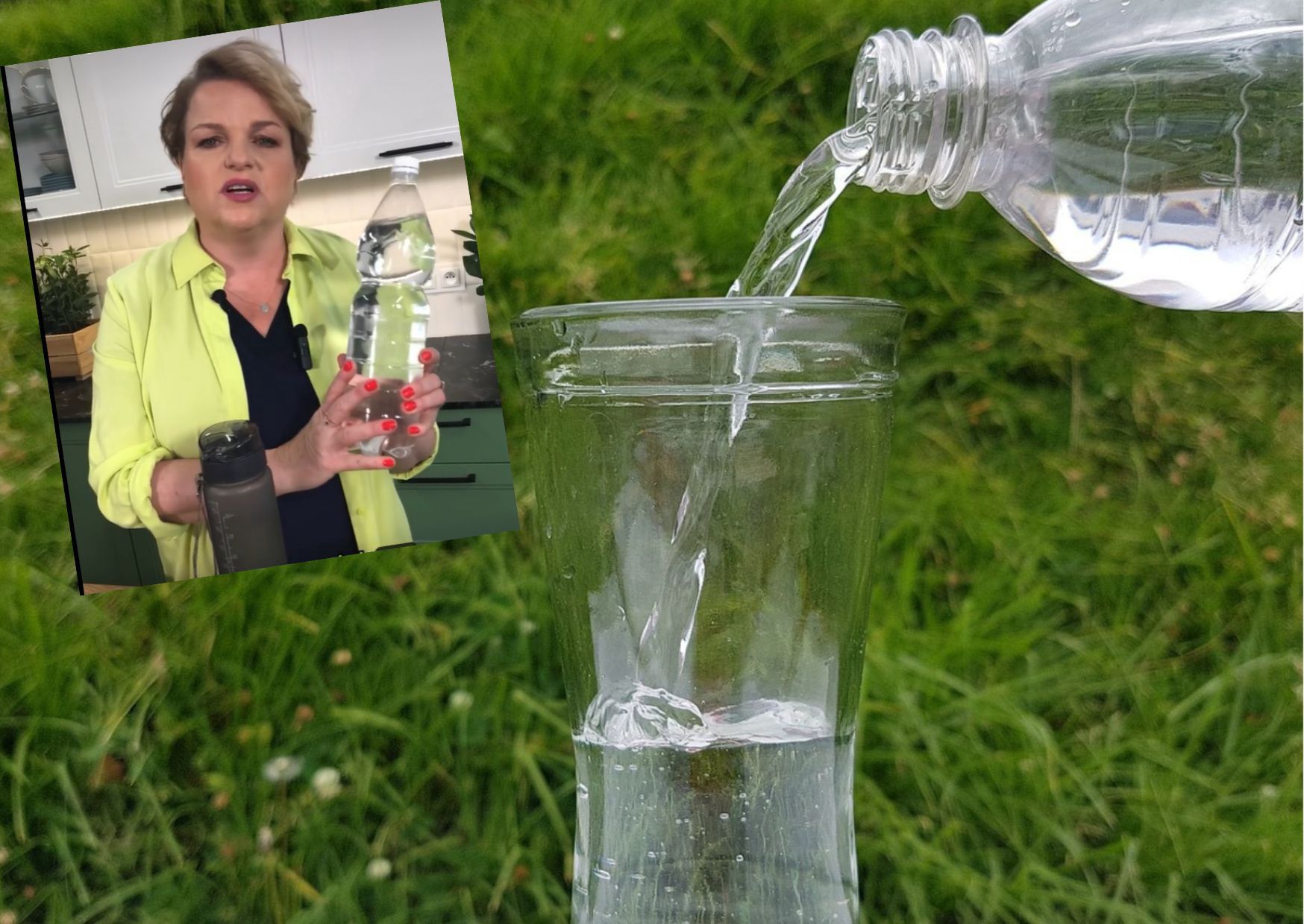 Katarzyna Bosacka namawia do picia wody z kranu