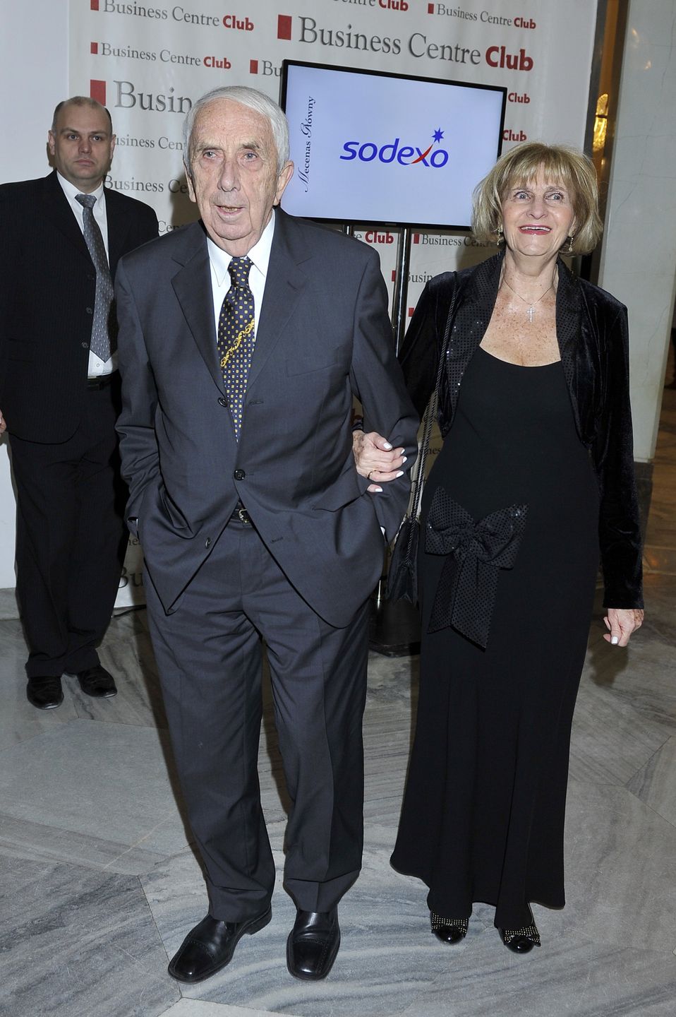 Andrzej Bober z żoną w 2014 roku