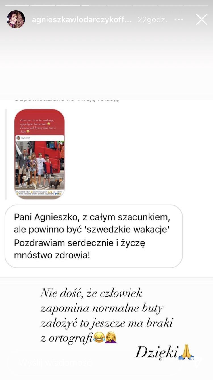 Instagram @agnieszkawlodarczykofficial