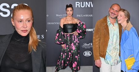 Celebryci lansują się na pokazie: Ciemnousta Katarzyna Warnke, Maja Hyży w kwiatach, uchachana Lara Gessler z mężem (ZDJĘCIA)