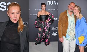 Celebryci lansują się na pokazie: Ciemnousta Katarzyna Warnke, Maja Hyży w kwiatach, uchachana Lara Gessler z mężem (ZDJĘCIA)