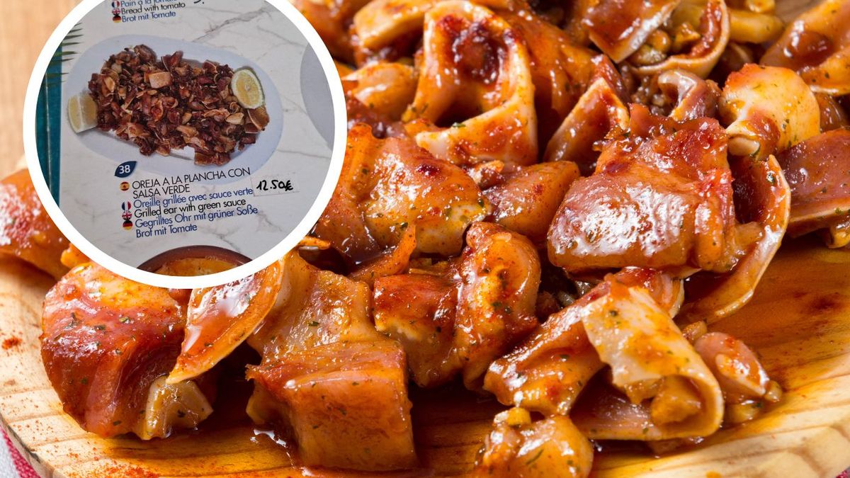 Grillowane uszy wieprzowe po hiszpańsku
