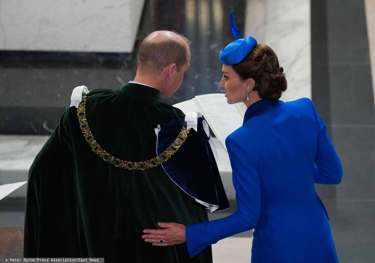 Księżna Kate została przyłapana na drobnym geście wobec księcia Williama 