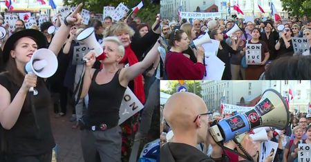Protest przed siedzibą PiS w Warszawie. "Buduj te więzienia, będziesz miał tam posiedzenia!"