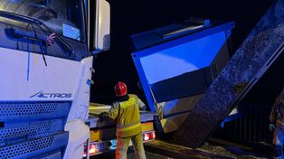 Grudziądz: Zderzenie ciężarówek. Występują utrudnienia na DK16