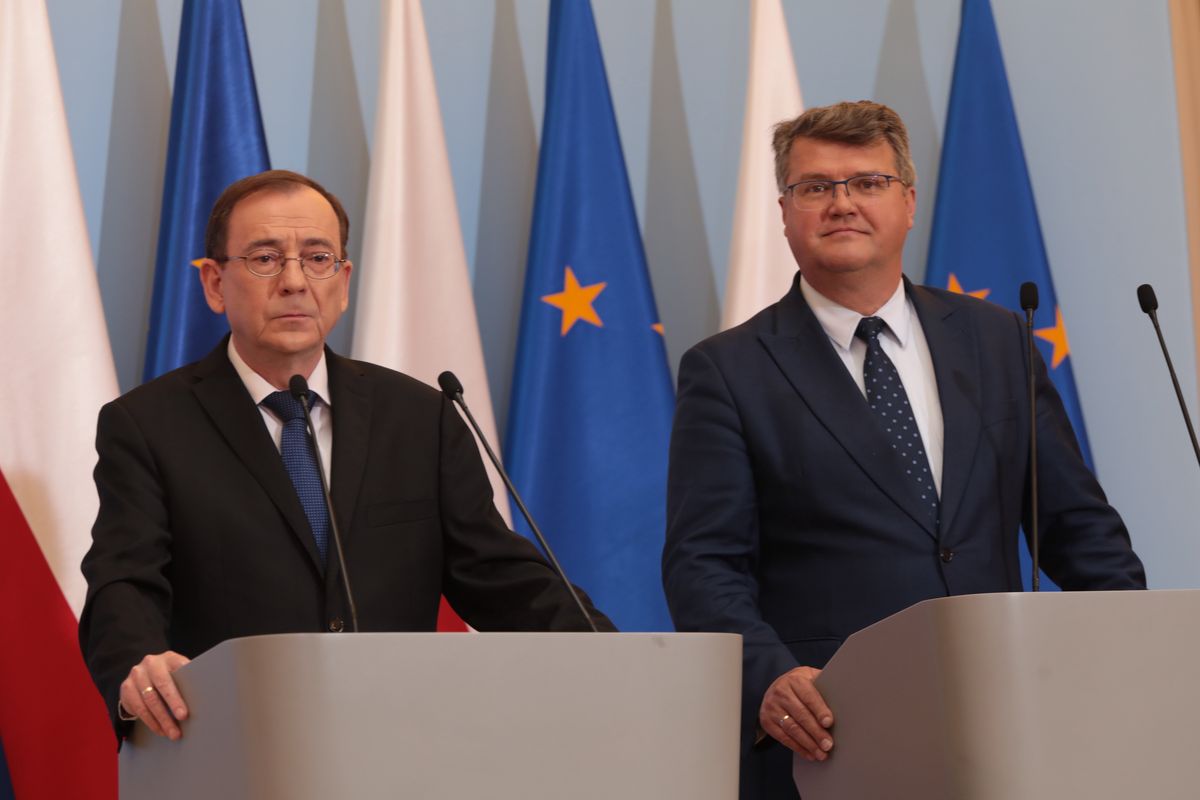 Ministrowie PiS Mariusz Kamiński i Maciej Wąsik