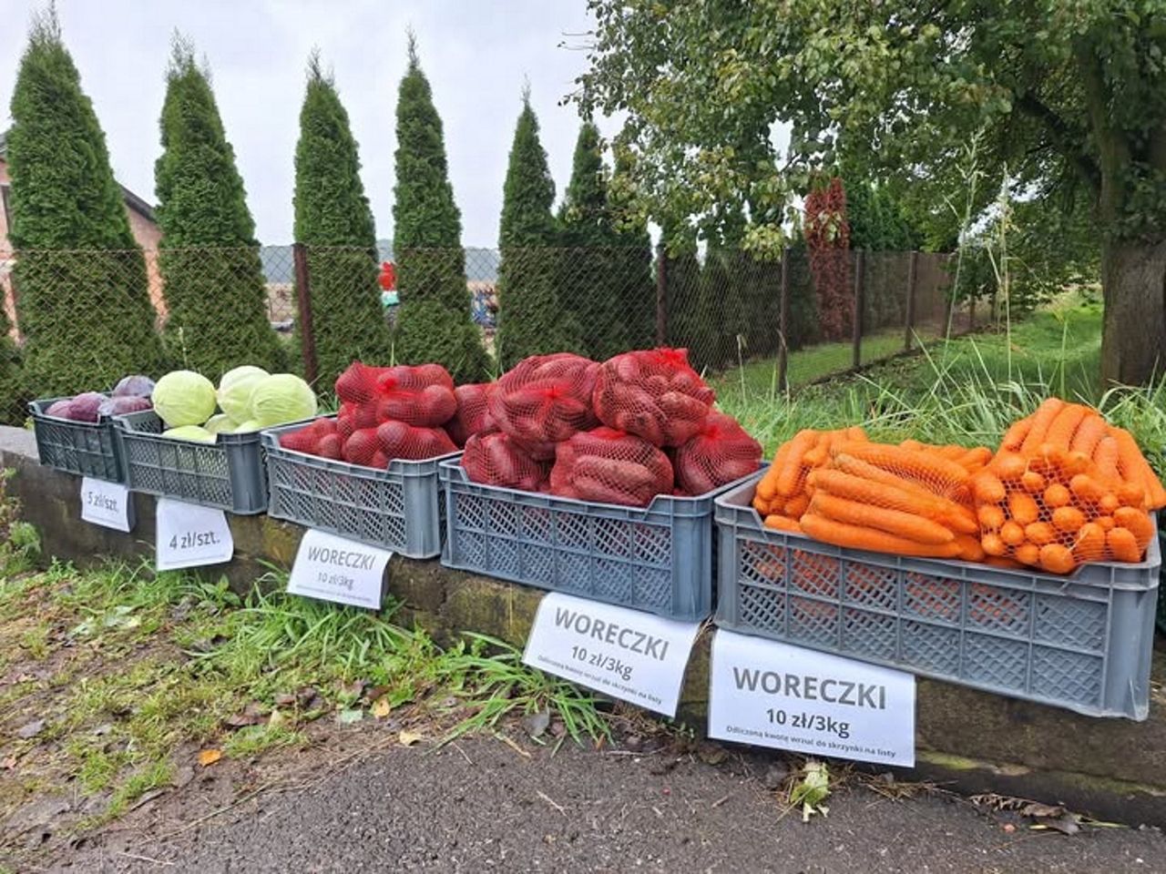 Rolnicy stworzyli stoisko samoobsługowe. Apelują do klientów