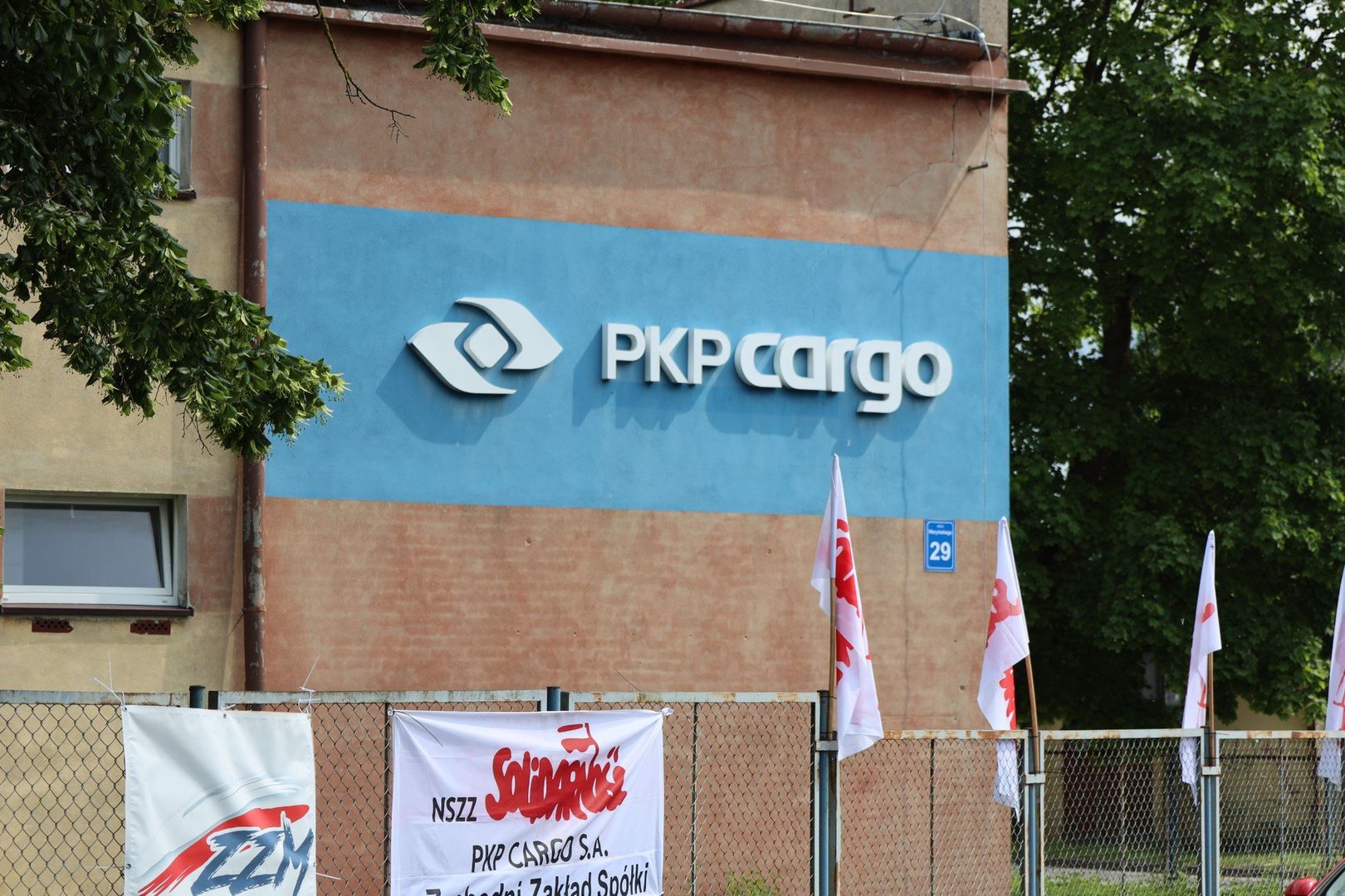 PKP Cargo w Szczecinku. Protest pracowników