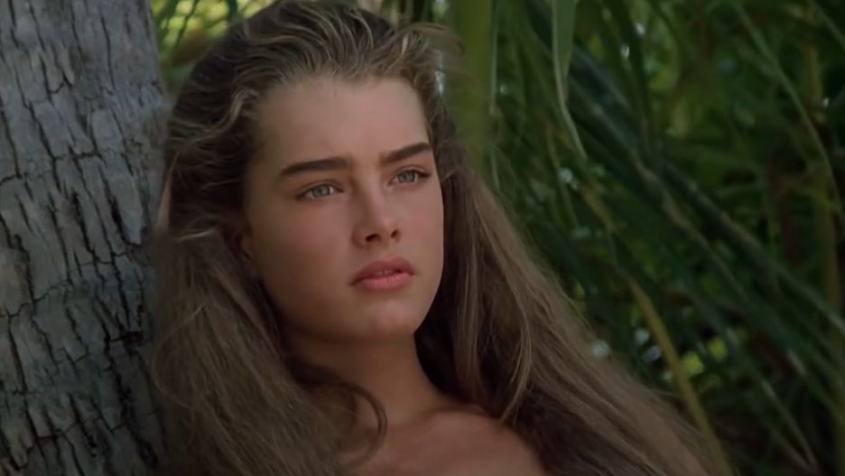 14-letnia Brooke Shields w filmie "Błękitna laguna"