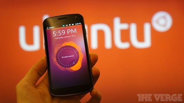 canonical ubuntu phone os prezentacja system linux smartfon wygląd