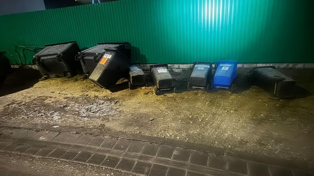Demolka w Złotowie