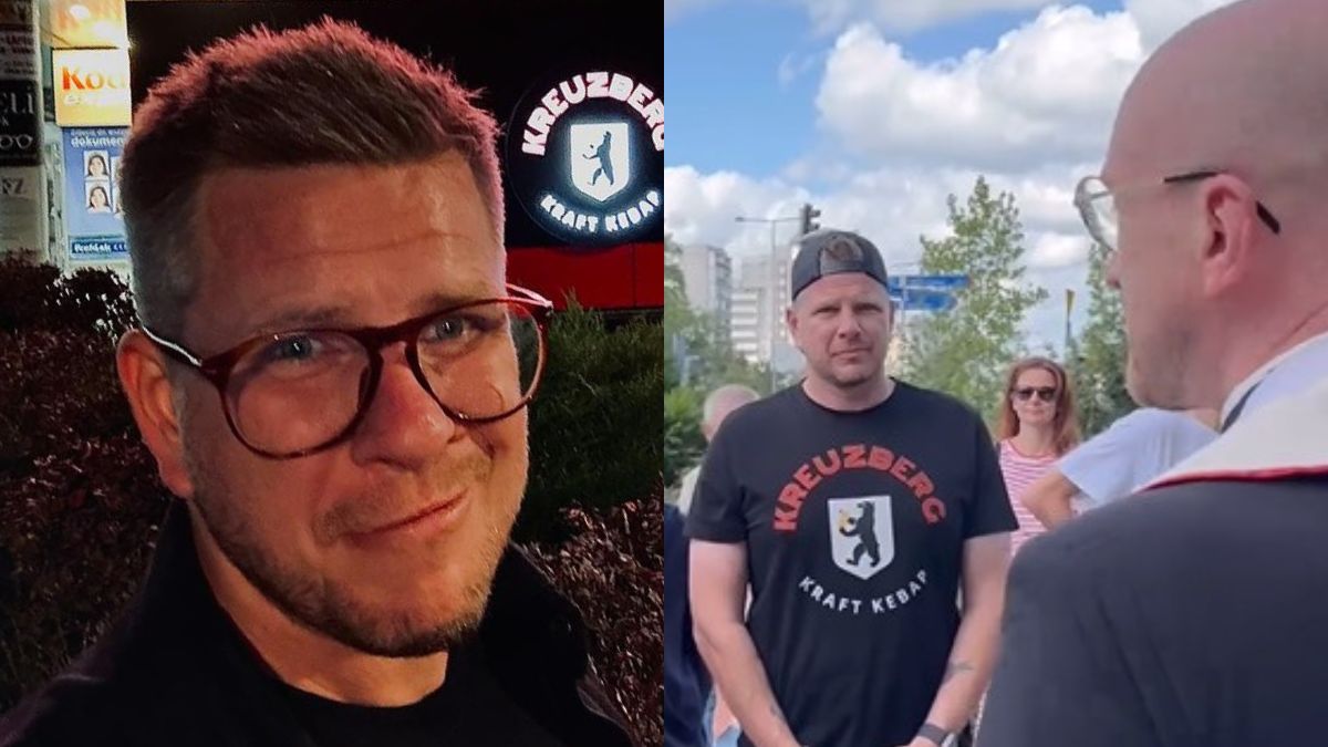 Ksiądz poświęcił budkę z kebabem Filipa Chajzera