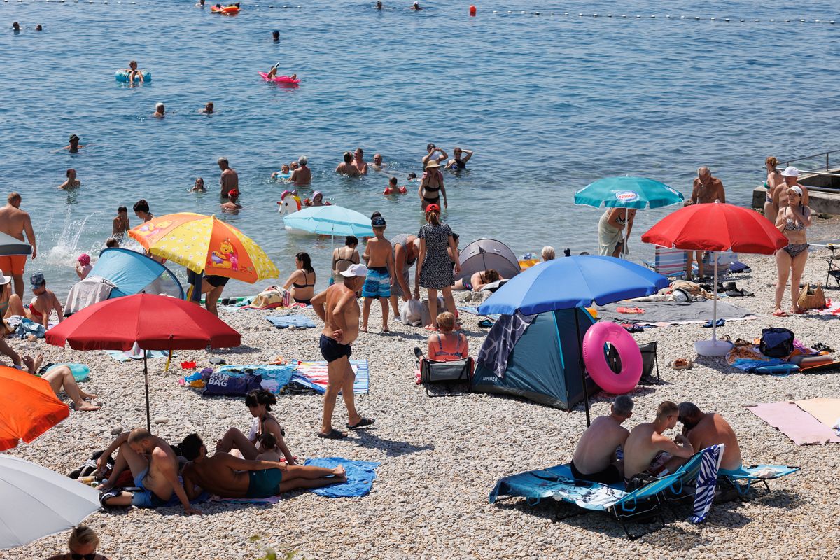 W Chorwacji odnotowano w ostatnich dniach wyjątkowo wysokie temperatury