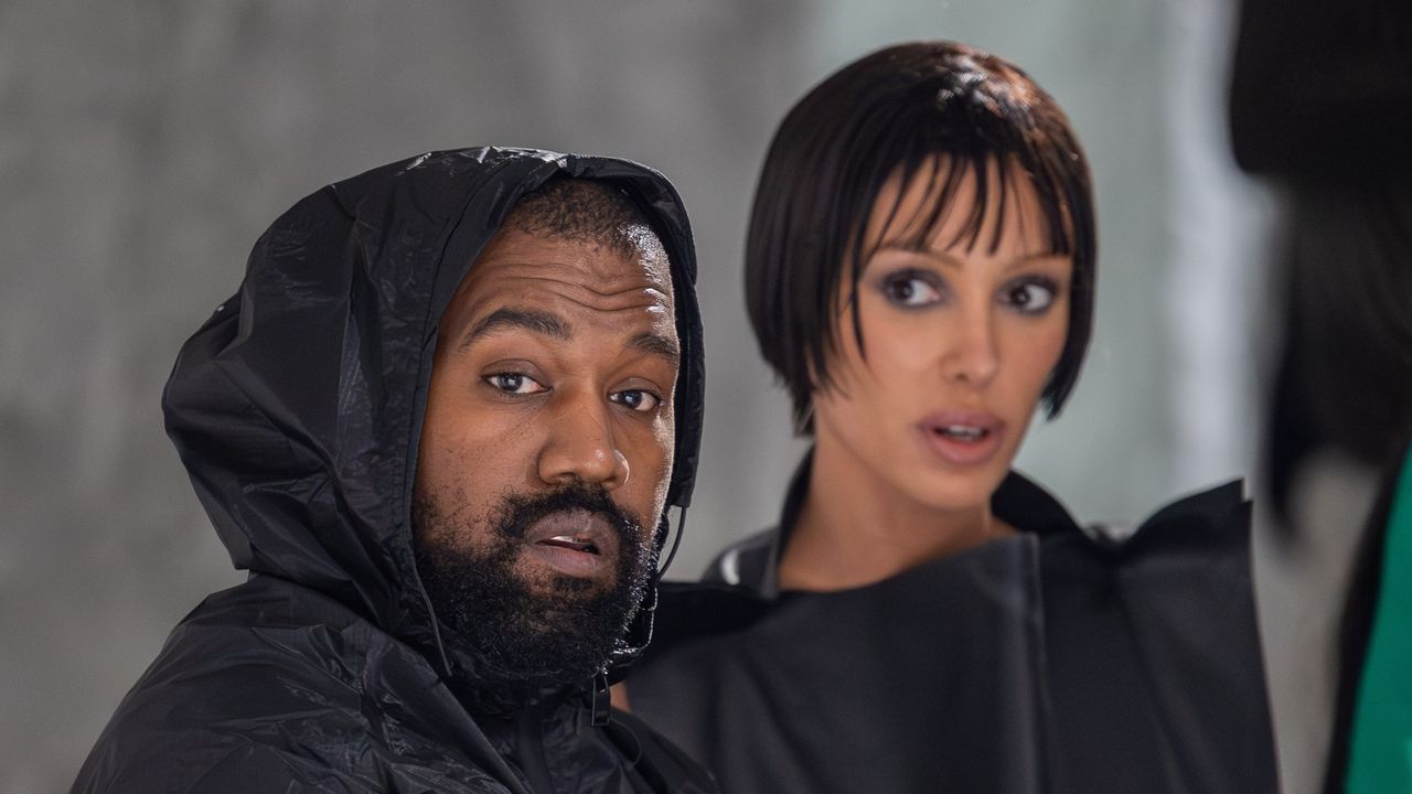 Bianca Censori joins Kanye West on stage in Salt Lake City event