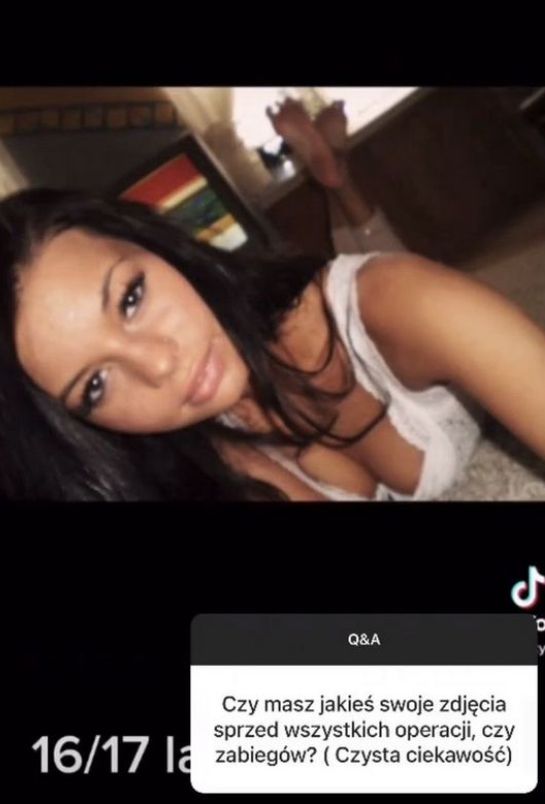 Justyna Gradek w przeszłości