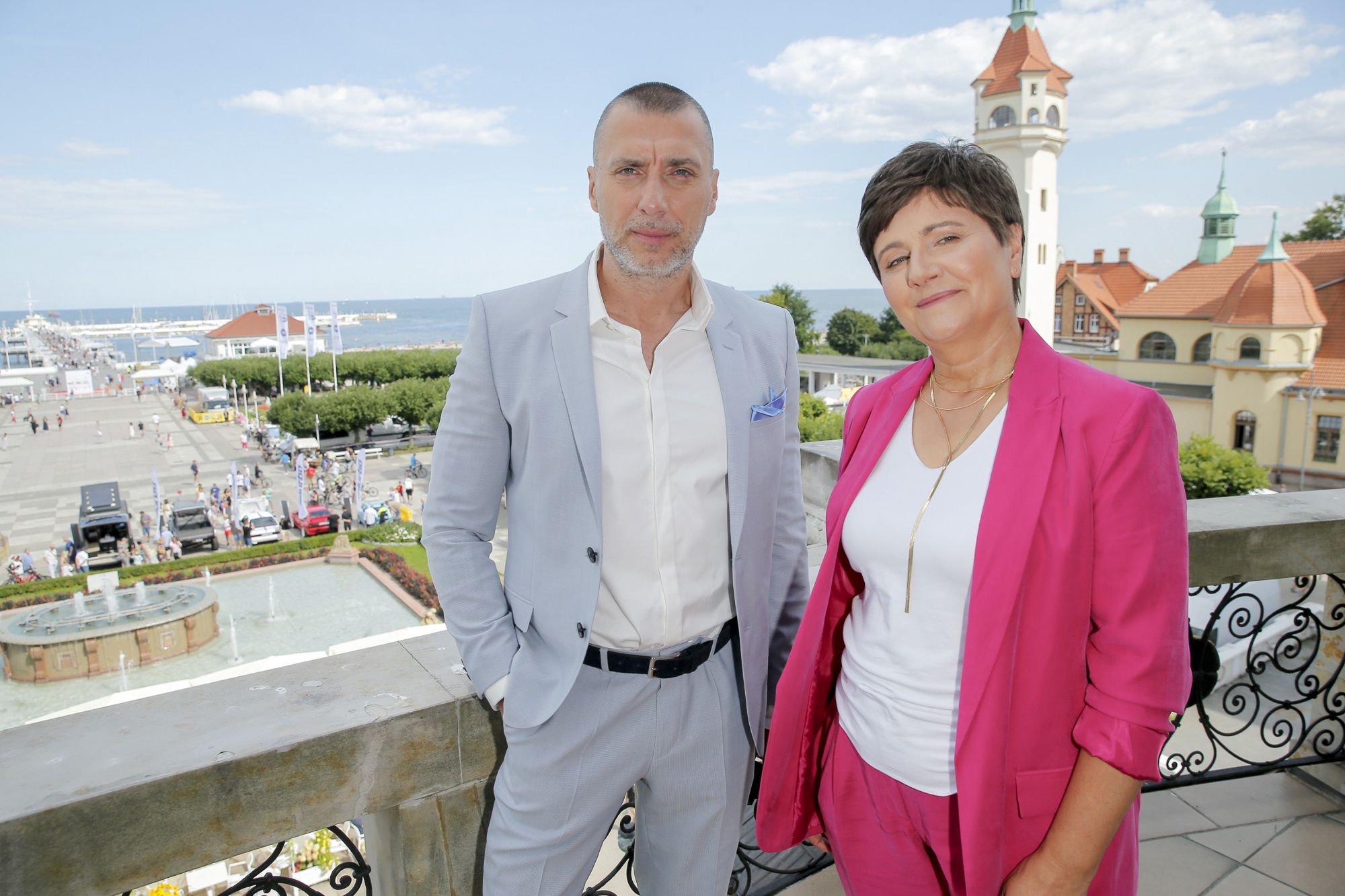 Maciej Dębosz i Anna Potaczek na jesiennej ramówce TVN