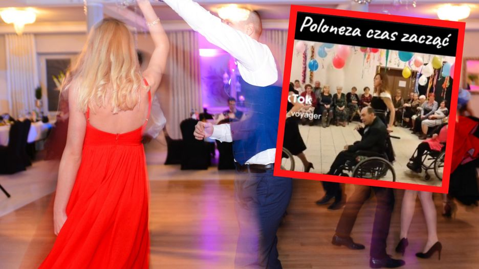 Wyjątkowy polonez odtańczony. Brały w nim udział osoby z niepełnosprawnościami