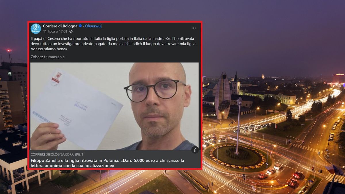 Włoch znalazł córkę w Rzeszowie