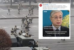 Prezydent Kazachstanu: poleciłem strzelać bez ostrzeżenia