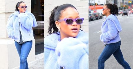 Rihanna w białych kozaczkach za 6 tysięcy