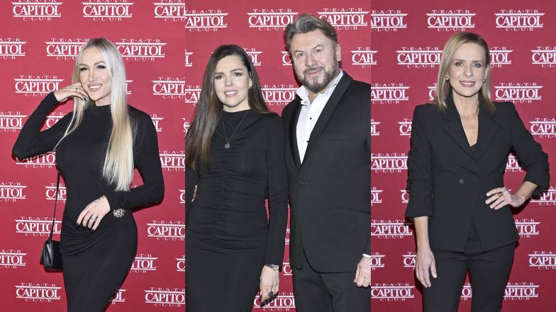 Gwiazdy na teatralnej premierze