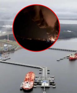 Atak dronów na port w Primorsku. Statek został trafiony