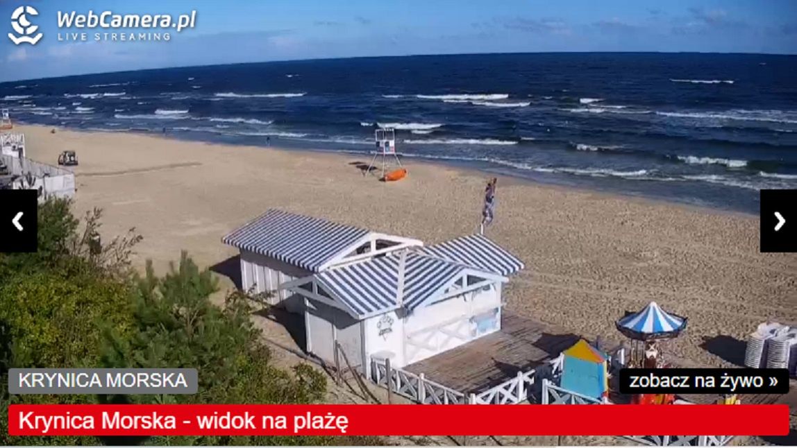 Pustki na plaży w Krynicy Morskiej!