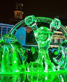 Festiwal rzeźby lodowej