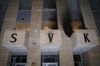 "Rosyjski Dom" w Pradze obrzucony koktajlami Mołotowa