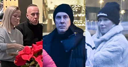 Nergal wyłania się z restauracji z partnerką dumnie noszącą "SATANISTYCZNĄ" czapkę