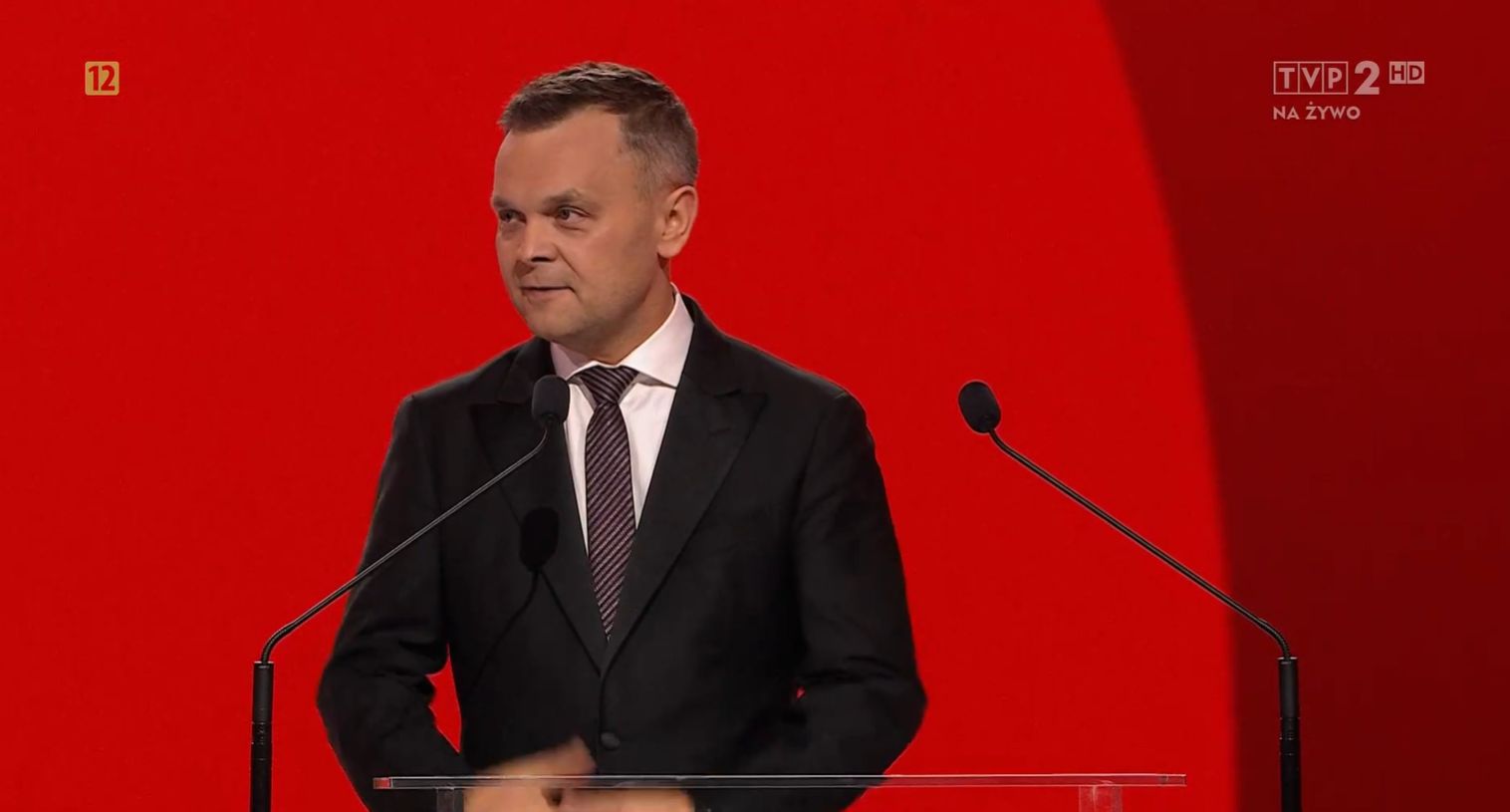 Tomasz Sygut podczas Paszportów Polityki 