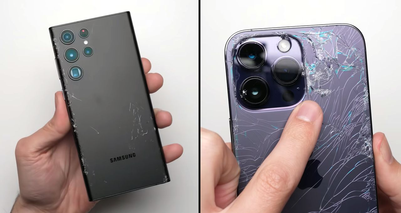 iPhone 14 Pro Max i Galaxy S22 Ultra w porównaniu wytrzymałości. Możecie się zdziwić