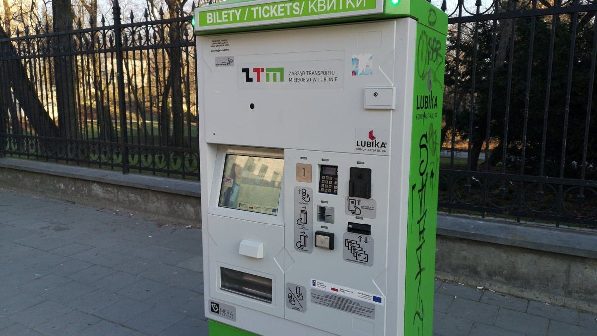 biletomat lubika ztm lublin