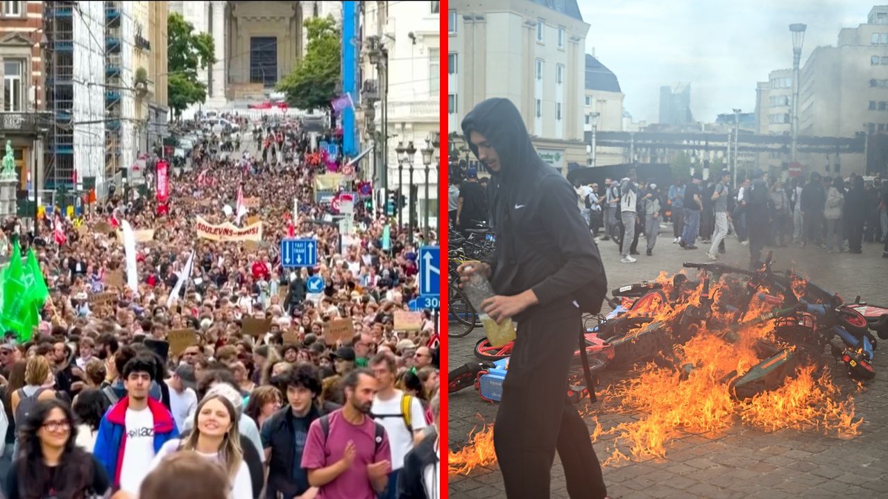 Zawrzało na ulicach Brukseli. Policja użyła siły wobec nieletnich