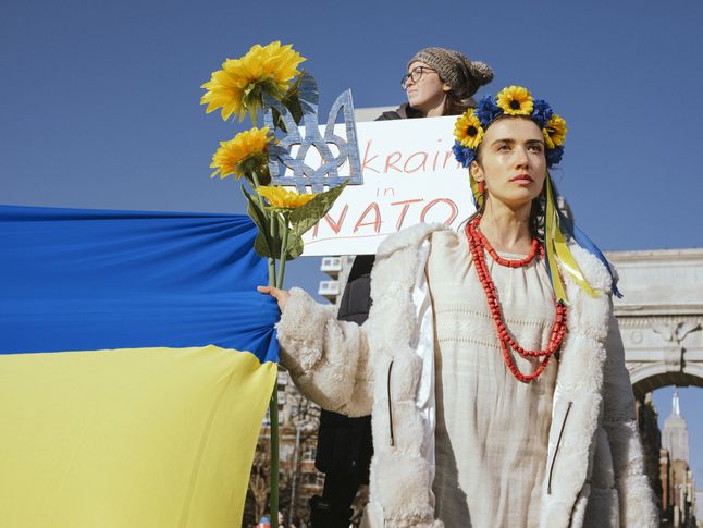 Demonstracja w Nowym Jorku.