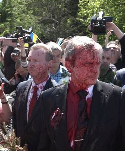 Ambasador Rosji oblany farbą. Policja mówi o emocjach