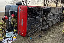 Wypadek autokaru z uchodźcami z Ukrainy na Lubelszczyźnie. Wśród rannych są dzieci