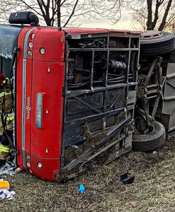 Wypadek autokaru z uchodźcami z Ukrainy na Lubelszczyźnie. Wśród rannych są dzieci