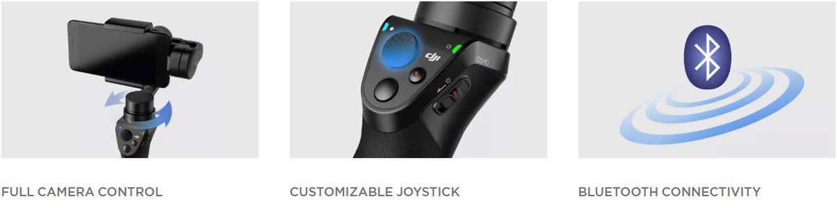 DJI Osmo Mobile zapewnia 3-osiową stabilizację podczas kręcenia smartfonem 5