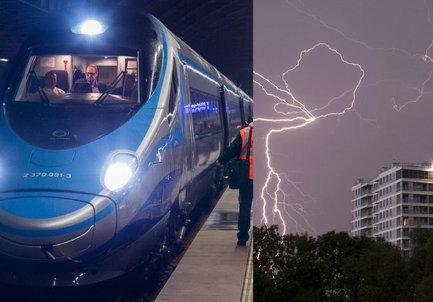 Nocne burze nad Polską: PKP Intercity zgubiło... pociąg!