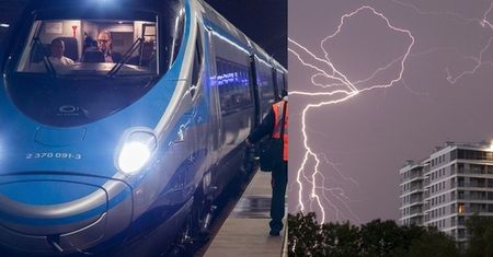 Nocne burze nad Polską: PKP Intercity zgubiło... pociąg!