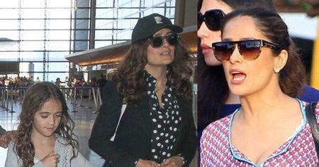 Psychofanki próbowały porwać córkę Salmy Hayek!