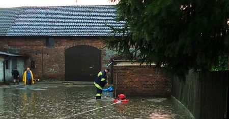 Ulewy znów wyrządziły spore straty. Ponad 90 interwencji strażaków