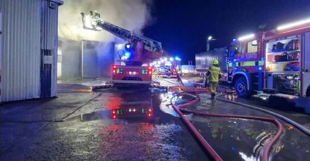 Pożar w Nowym Dworze Mazowieckim. Straty na pół miliona złotych