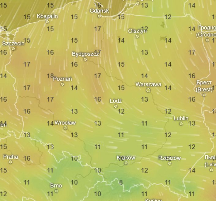 Pogoda 13 września