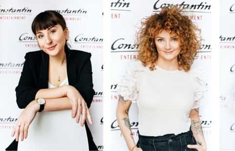 Aleksandra Nadzieja, Monika Mroziewicz i Agata Podstawka w Constantin Entertainment Polska