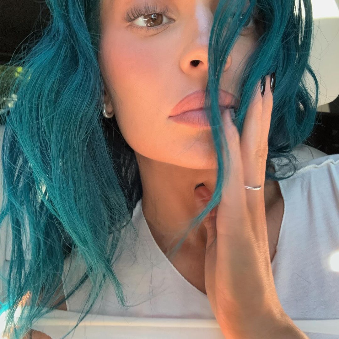 Kylie Jenner in new hair